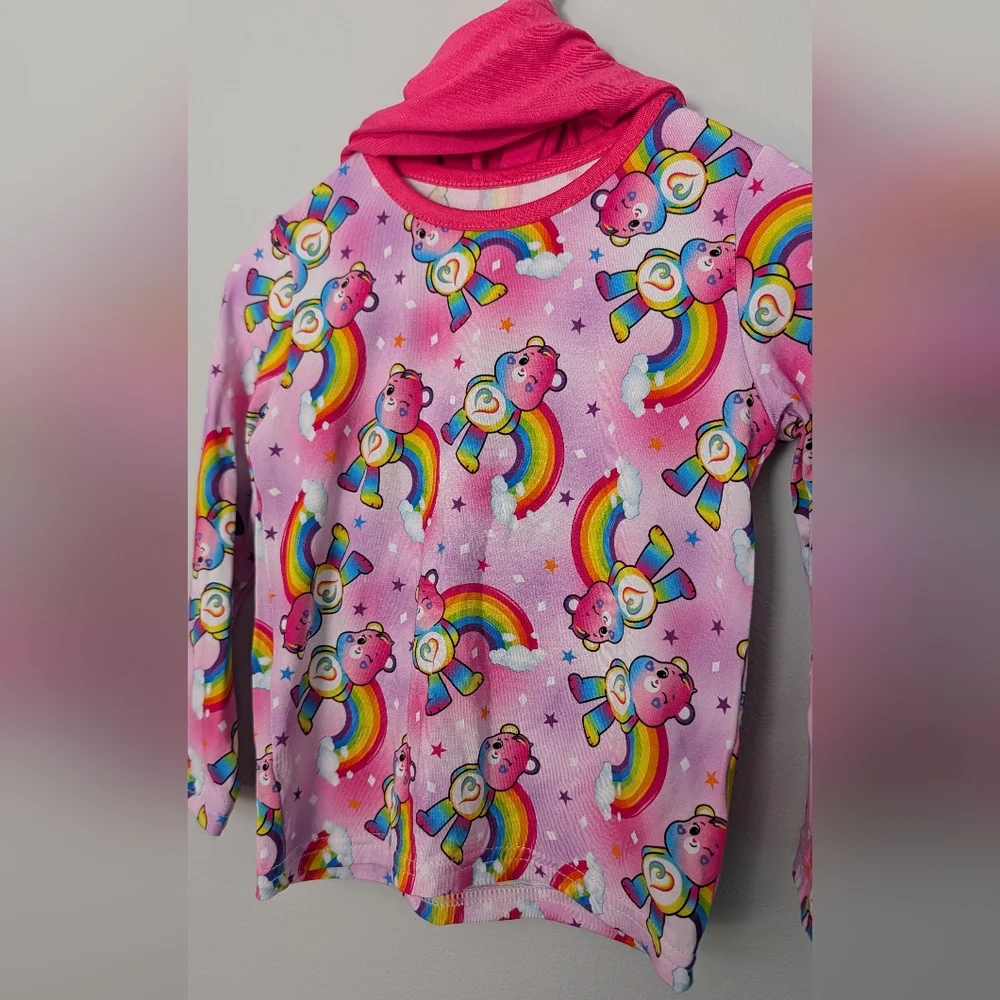 Joyful Kids Bamboo Two Piece Care Bear Pajamas Size 2T